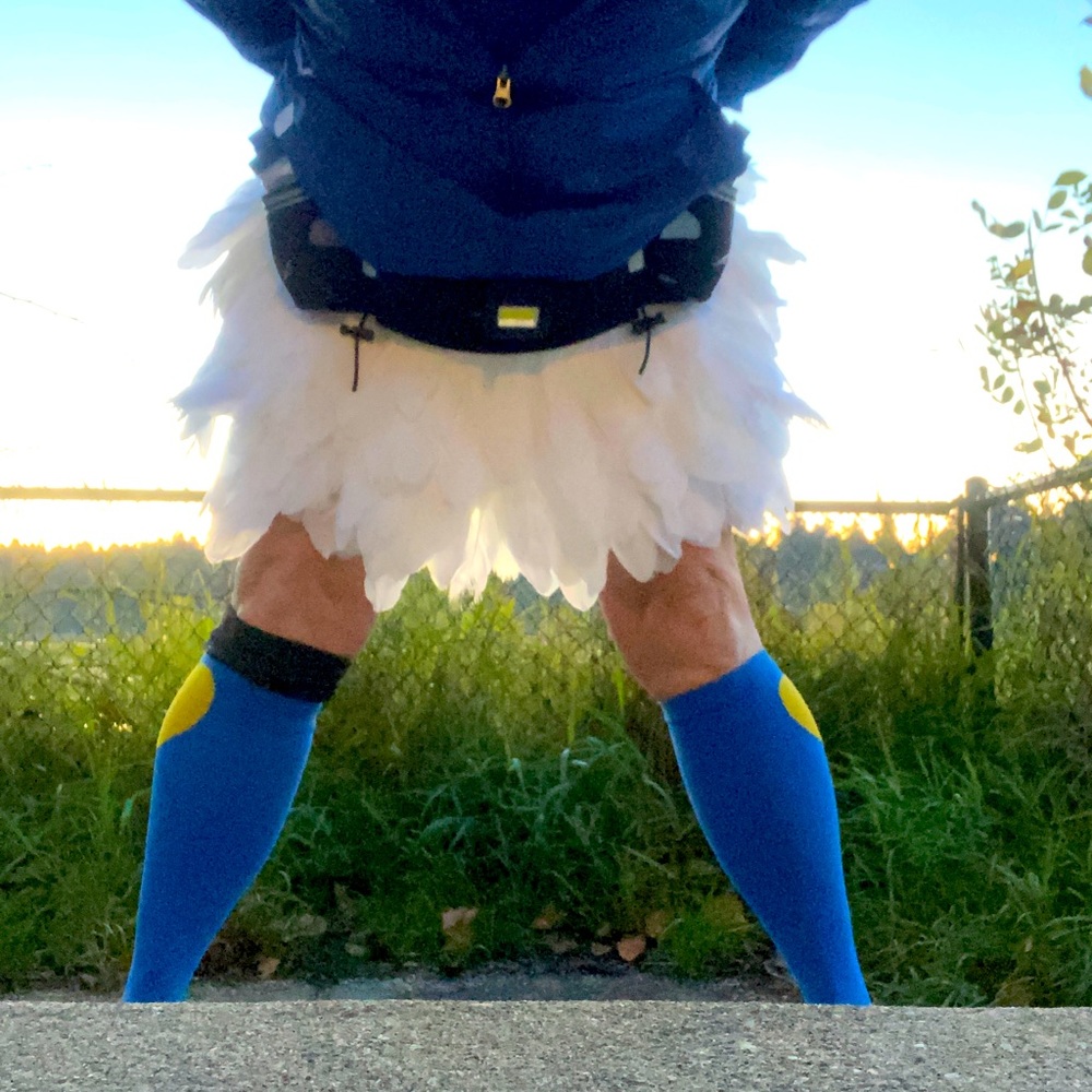 Feather Skirt size large.